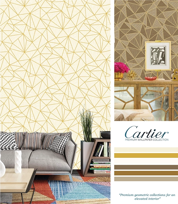 Elegant Gold Veins Abstract Wallpaper